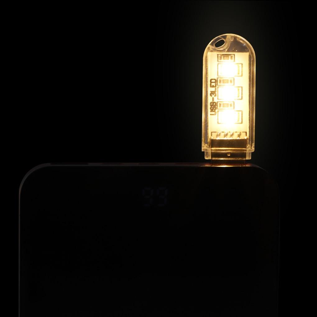 

2 шт./3 шт. Мини портативный USB светодиодный светильник для книг DC5V ультра яркий светильник для чтения книг 3 светодиода 8 светодиодов для внешнего аккумулятора ПК ноутбука 3pc 3leds warm white
