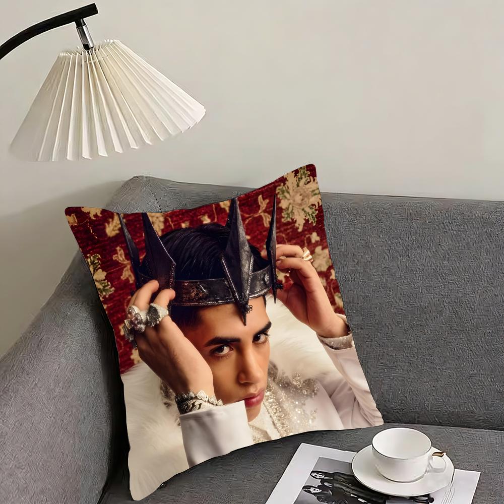 

CCris MMj Singer Cushion Cover Pillowcase Ultra Soft Skin Friendly Fabric Cloud Like Comfort Concealed Zipper 30x30cm