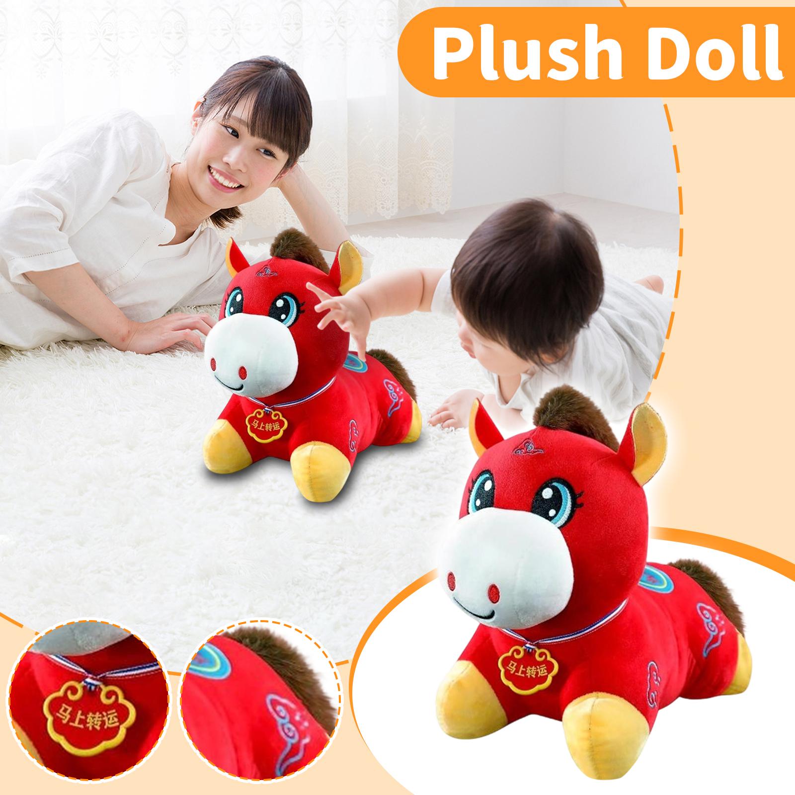 

Year Of Mascot Plush Toy Cute Cartoon Gift Doll one size