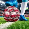 Poland Football Printed Size 5 Soccer Ball Wear Resistant Standard Adult Training Football Fan Gift for Indoor Outdoor Match Sports