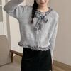 Autumn and Winter Women's Knitted New Sweater Autumn and Winter Short Knitted Coat