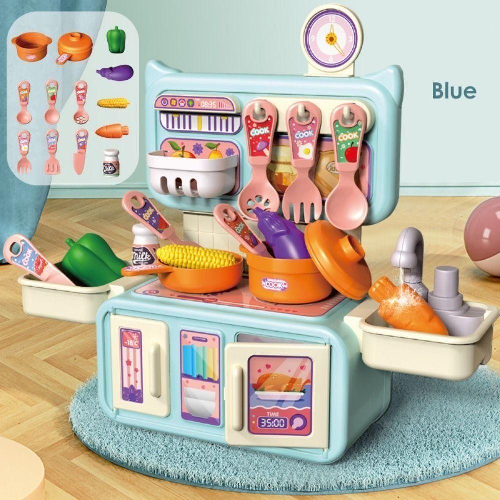 13/14pcs Pressure Water Play Kitchen Accessories Toy Kitchen for Toddlers Toddler