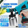 1000ML 88VF Electric Paint Sprayer High Power With 3 Nozzles Flow Control Cordless Spray Guns Aluminum Container