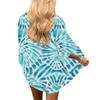 Women's Fashion Chiffon Printed Cardigan Loose Plus Size Beach Cover-Ups