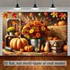 2D Plane, 2D Plane - 2D Plane, 2D Plane - One Piece, 2D Plane Banner, Made of Autumn Harvest pumpkinsDJH