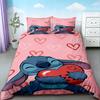 Stitch Kids Duvet Cover Set Cartoon Quilt Cover Bedding Set Queen King Full Size for Children Teens Bedroom Home Decor