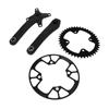 170mm Bike Crank Arm Set 104BCD with 42T Narrow Wide Chainring 40‑42T Guard Disc for Road Mountain Bike