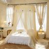 Elegant French-Inspired Dome Mosquito Net With Fine Mesh Foldable Hanging Canopy Bed No Installation Required