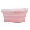 2PCS Collapsible Design Food Storage Container Silicone Refrigerator Storage Box For Hiking