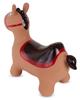 Large Rubber Hopper for Children Brown Donkey for Jumping with Pump, Jumping Toy