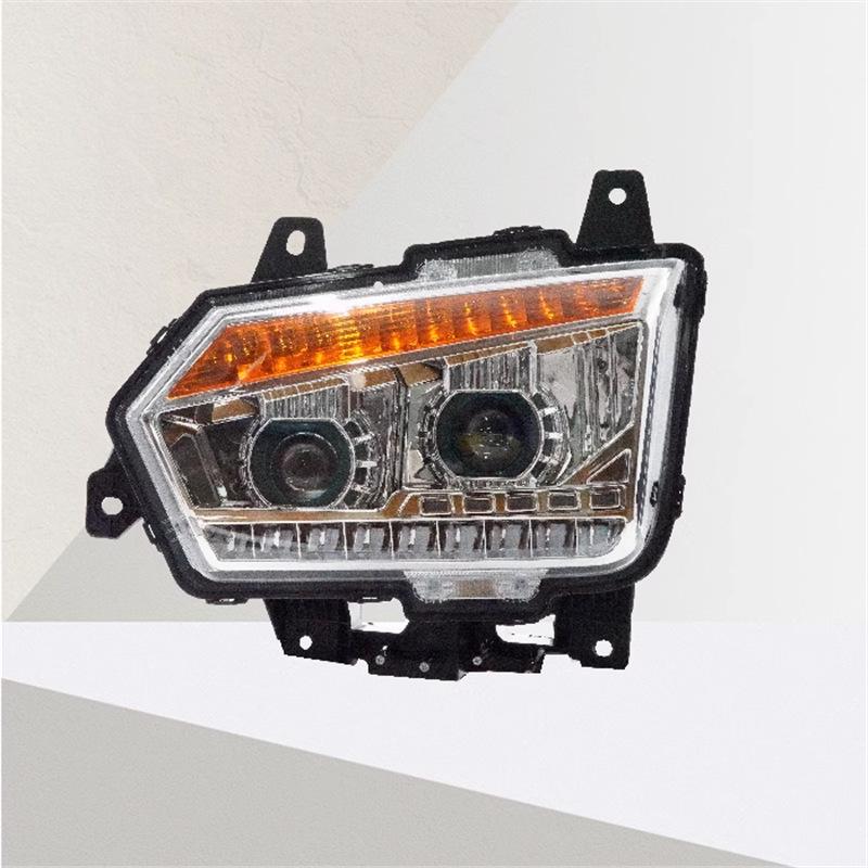 Chiyou Vehicle Lights All-LED Headlight Assembly for Ouman ETX - Double Lens with Flowing Water Feature Single Pack