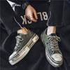 Thick Soled Canvas Shoes Men Vulcanized Shoes New Breathable Versatile Casual Shoes Retro Men's Board Shoe Sneakers for Men