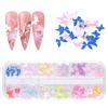 Celebrate Christmas Halloween Nail Sequins Wood Pulp Nail Art Flower for Butterf