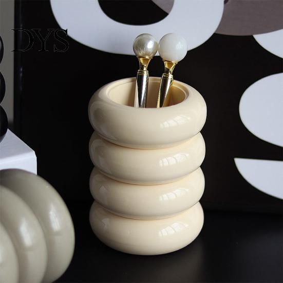 Make-up-Pinsel-Behälter Stiftehalter Große Kapazität Rund Halten Sie Ordnung Kreatives Design Schreibtisch-Stift Home Supply Aufbewahrungsbox