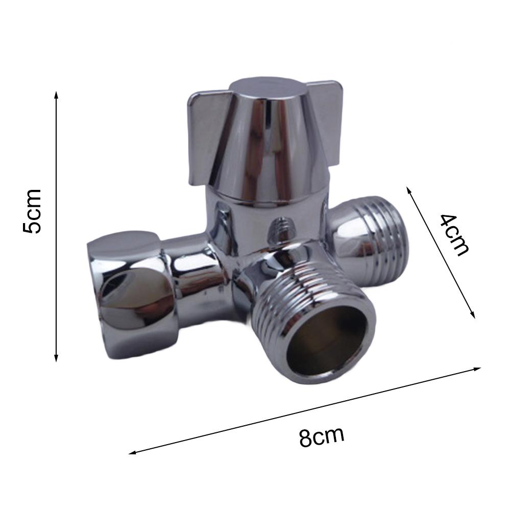 Valve de dérivation de douche à contrôle de débit d'eau Installation sans tracas Construction métallique robuste Compatible avec les pommeaux de douche