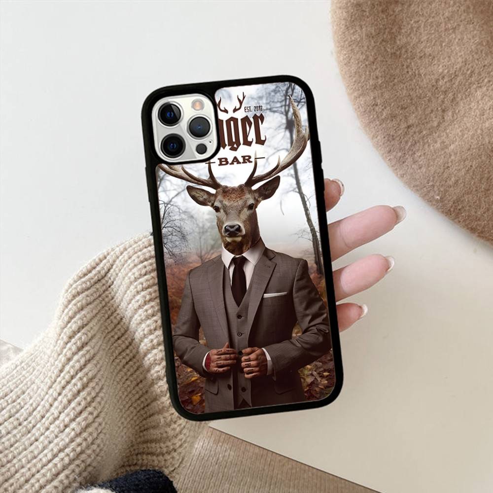 

Гарячі J-Jagermeisters Для IPhone 11 12 13 14 15 16 17 Pro Max Plus Ударостійкі Задні Чохли для Телефону з TPU+PC iPhone 17 Air