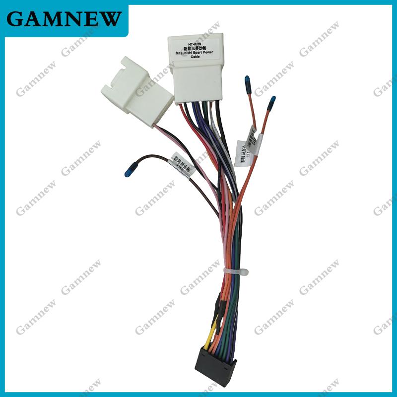 

Car Radio Audio 16PIN Adaptor Wiring Harness For Mitsubishi Pajero Montero Sport 2020 Power Calbe Wire Plug Harness 1 Pcs