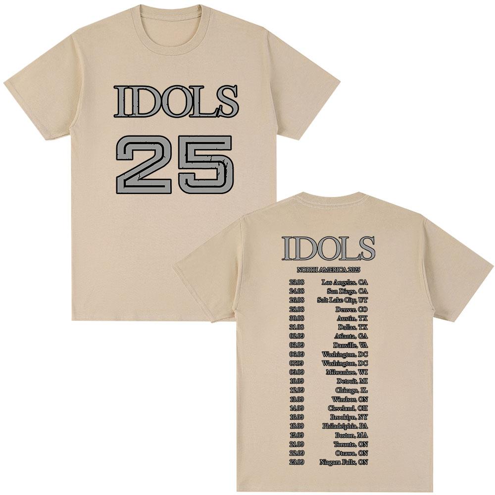 

Yungblud IDOLS Album Tour Merch T Shirt Fan Gifts Unisexs Women Clothing Hip Hop Short Sleeve Tshirts Summer 100 Cotton Tshirt S