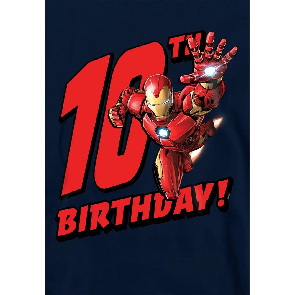 Marvel Childrens/Kids Iron Man 10th Birthday Hoodie