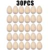 Realistic Wooden Easter Eggs DIY Graffiti Simulated Egg Handmade Holiday Decor Craft for Home Festival Design
