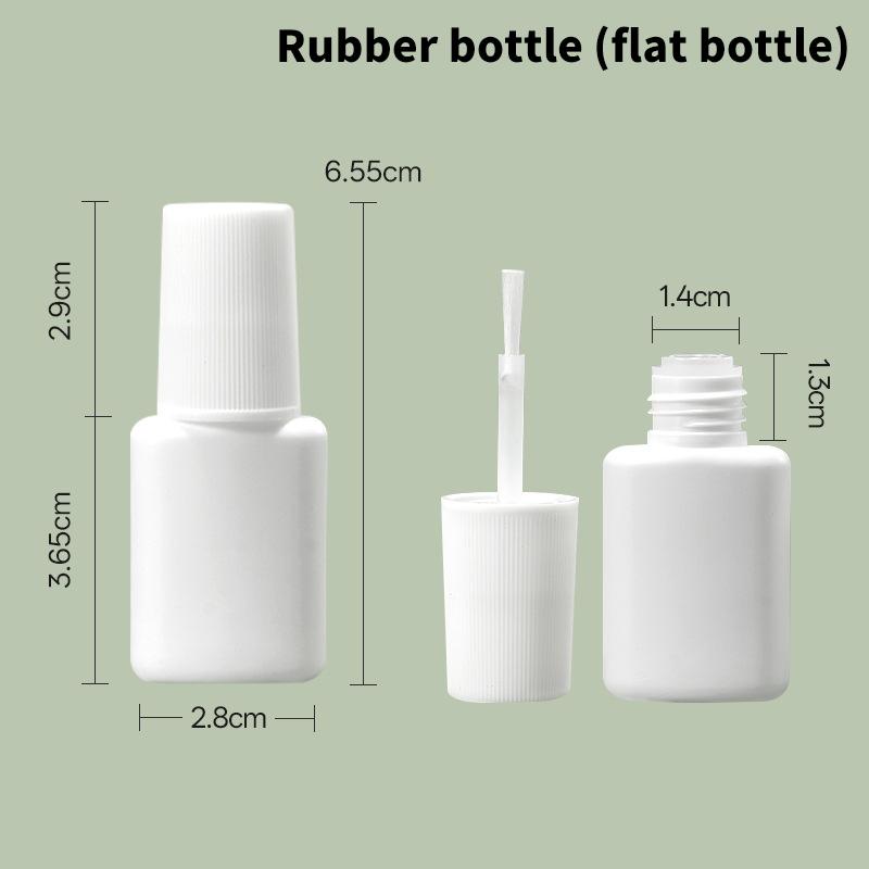 

1Pcs 10ml Empty Nail Polished Bottles Refillable Jars Nail Polish Bottles With Brush Cap Cosmetic Container