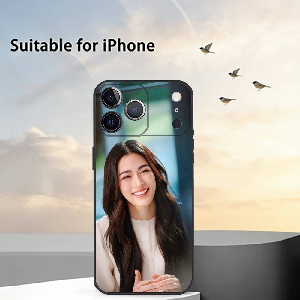 Peraya M-Malisorn F-Faye Phone Case For iPhone 17,16,15,14,13,12,11 Plus,Pro Max,XS,Soft Silicone Black Cover
