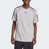 Adidas Originals Sst Tee Striped Color Block Sports Crew Neck Short Sleeve T-Shirt Men Tops Medium-Heather-Gray IR9455