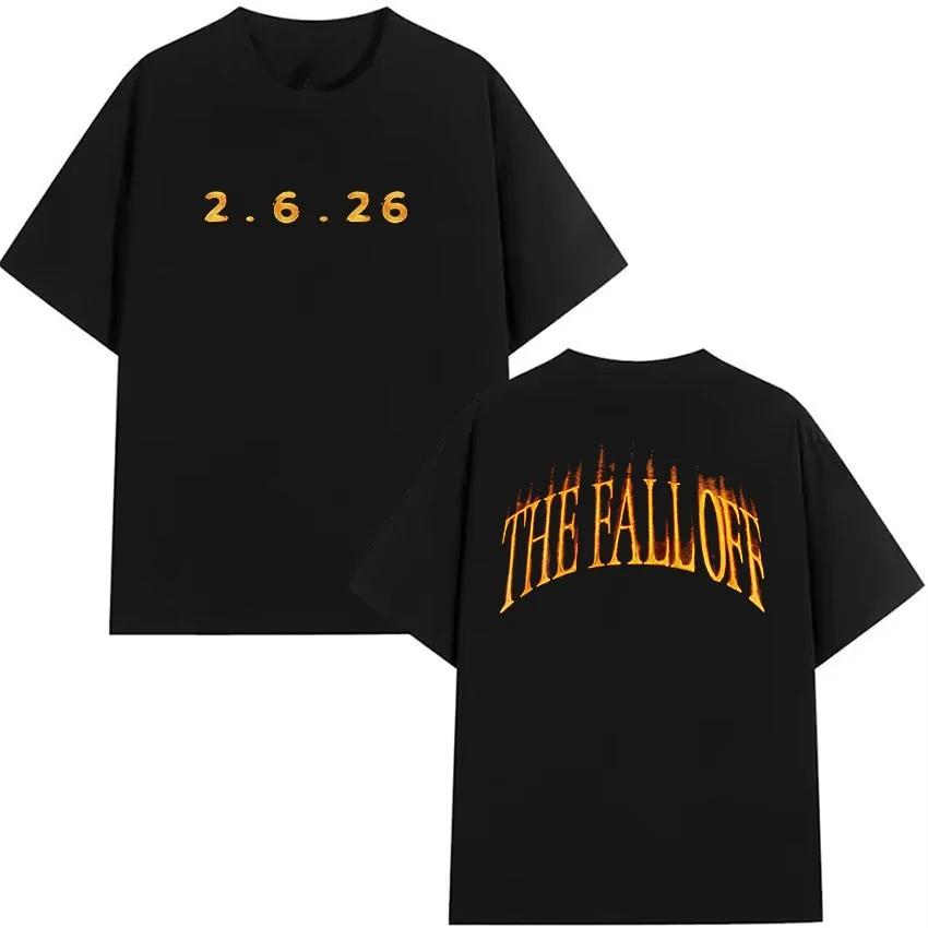 

Cole The Fall Off Album Graphic T Shirts Men Women Vintage Pure Cotton T-shirt Hip Hop Gothic Clothing T-shirt S