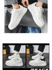 Men's Black Non-Slip Waterproof Leather Chef Shoes for Summer Cooking & Leisure