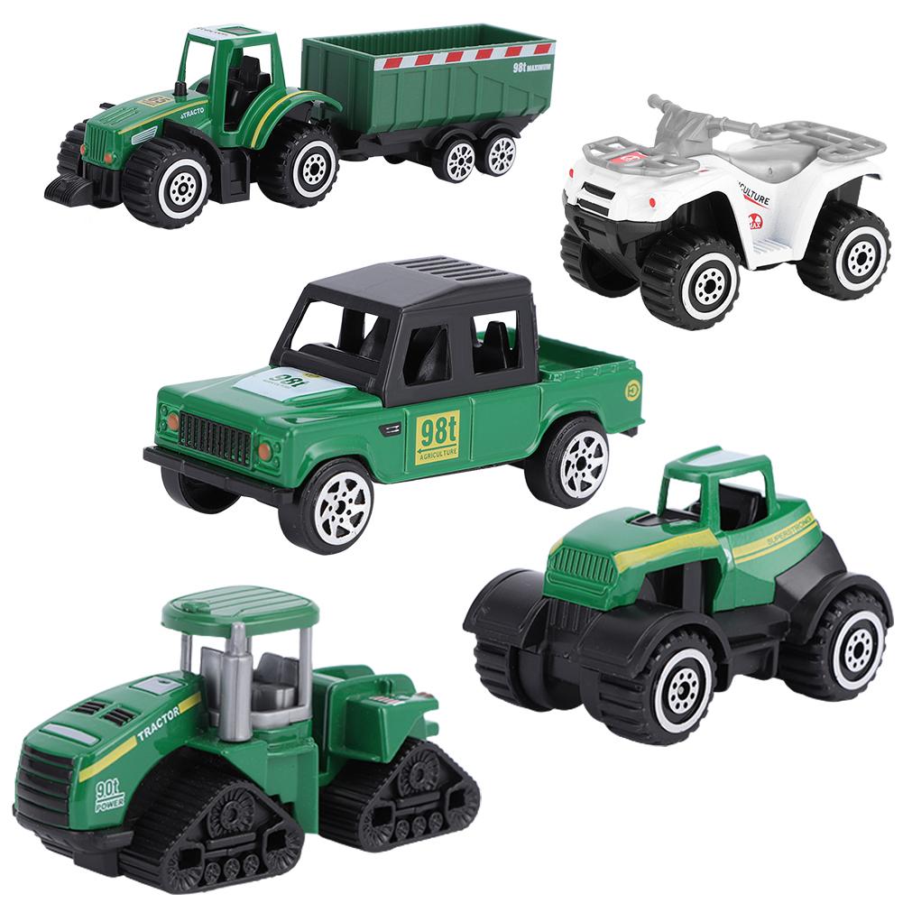 1:64 Alloy Car Model Highly Simulation Engineering Vehicle Children Car Model ToyGreen