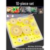titanium plated assorted 10pcs (boxed)