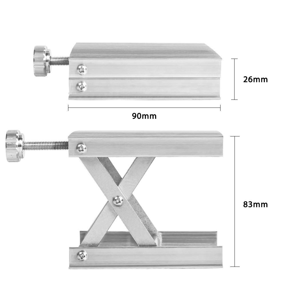 90*90*90mm/3.54*3.54*3.54in Lifting Platform Aluminum