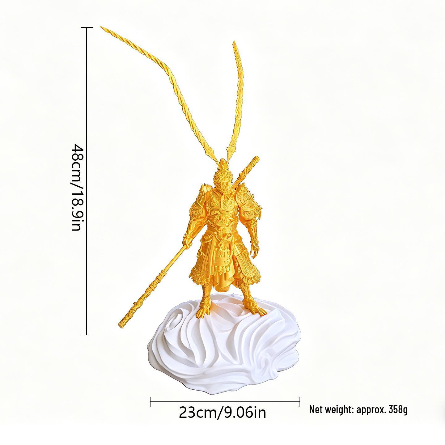 Black Myth Wukong 3D Printed Great Sage Equal to Heaven Desktop Ornament Toy Figure