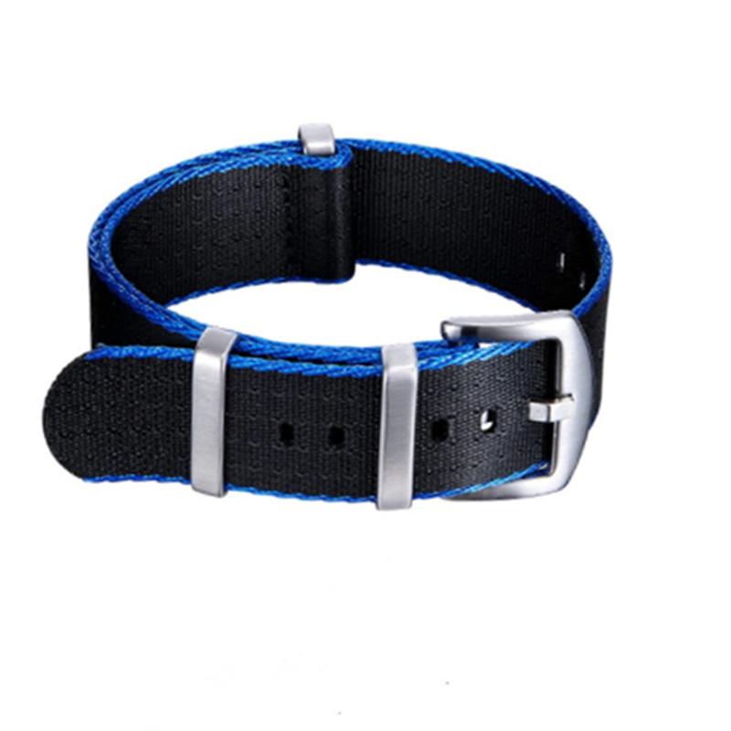 High-End NATO One-Piece Nylon Watch Strap - Canvas Woven, Sizes 18/20/22/24.