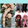 Damen Winter Langer Parka mit Kapuze Kunstpelz Jacke Mantel Dick und Warm Für Kaltes Wetter
