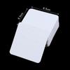50pcs Earrings Display Card White Paper Jewelry Packaging Paperboard For DIY Necklace Bracelet Small Business Material Supplies