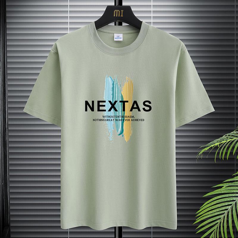 T Shirt for Men Summer High Quality Oversized Tee Men Daily Casual Breathable Printing Short Sleeve Cotton T Shirts Y2k Tops
