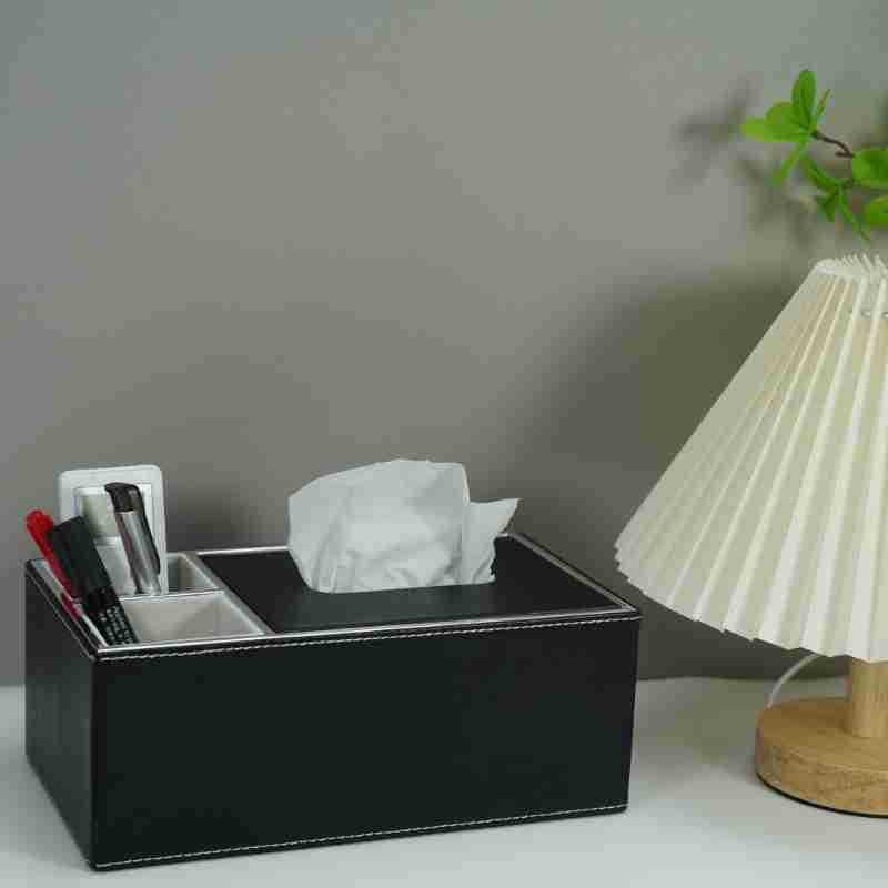 European Style Multi-functional Tissue & Remote Control Storage Box for Living Room