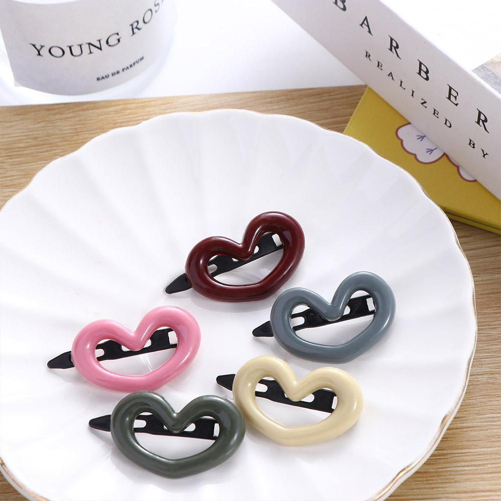 Gifts Pony Clip Eendenbek Clip Zijclip Haaraccessoires Liefdeshart Haarclip Y2K Haarspeldjes Koreaanse Stijl Haarpin