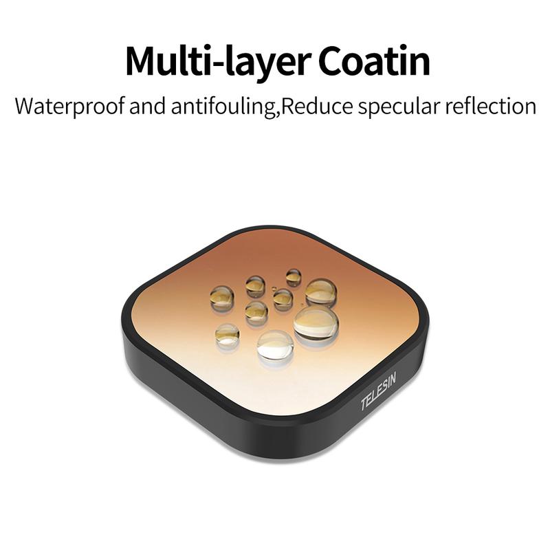 ND8 ND16 ND32 CPL Lens Filter Set Aluminium Alloy Frame for GoPro 12 GoPro Hero 11 10 9 Black Action Camera ND CPL Lens