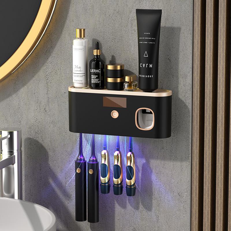 

Smart Wall-Mounted UV Toothbrush Sterilizer and Storage Rack