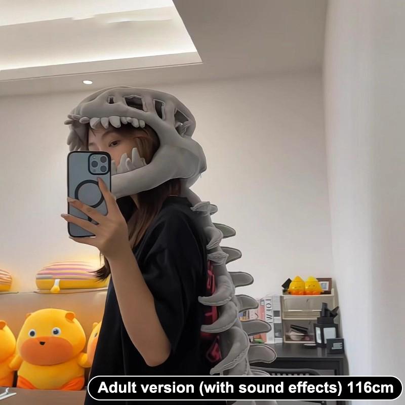 

Инопланетный Скелет Динозавра Плюшевые Игрушки Костюмы Ужас Скелет Динозавра Костюм для Косплея Мягкие Плюшевые Хэллоуин Смешные Игрушки Подарок