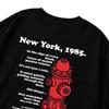 Seupeullaesikodeu Short Sleeve T-Shirt Black - New York 85