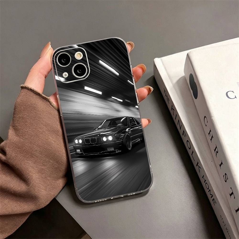 Чехол для телефона Supercar R8 для iPhone 17, 16, 15, 14, 13, 12, 11 Plus, Pro Max Мягкий прозрачный чехол iPhone13