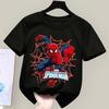 Spider Man Pure Cotton Children's Short Sleeved Summer Clothes New Pure Cotton Parent-child T-shirt Cool Clothes