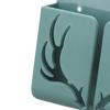 Mobile Phone Holder Mounted Creative Antlers Multi-function Wall Remote Control Storage Box Organizer