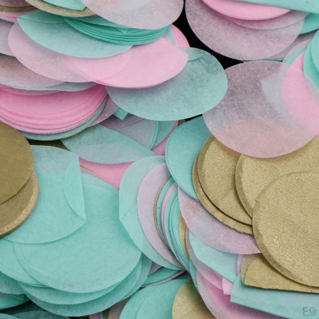 30 Confetti Round Tissue