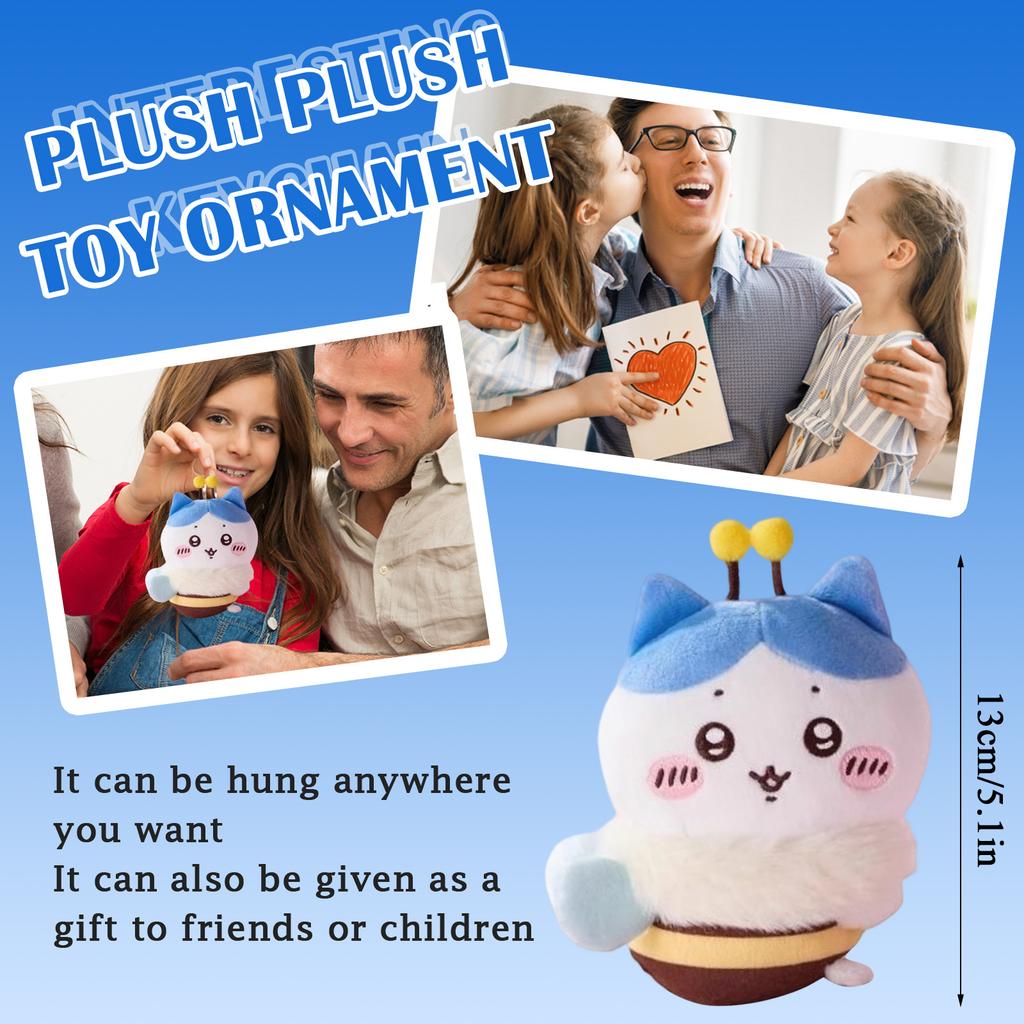 Cartoon Animal Keychain, Couple Cartoon Animal Doll Pendant, Bag Animal Pendant, Car Keychain Animal Pendant