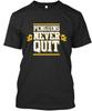 Penguins Never Quit T-Shirt Made In the USA Size S To 5XL Unisex T-Shirt