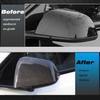 For Tesla Model Y Rearview Mirror Guard Cover, Side Mirror Cover Exterior Accessories Fit For Model Y -2024 (Model Y-Gloss Carbon Fiber Pattern)